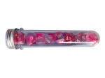 Chessex Lab Dice Gemini Clear-Pink / White Luminary Polydice Set